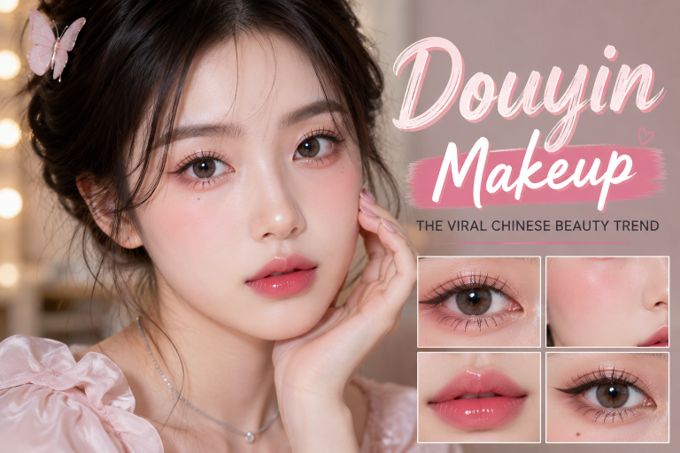 7 If you've spent time on TikTok, Pinterest, or Instagram, you've probably seen the dreamy, doll-like beauty trend known as Douyin Makeup. Inspired by the Chinese social platform Douyin, this makeup style focuses on flawless skin, soft shimmer, bright eyes, and youthful features. Unlike heavy Western glam, this trend creates a fresh, innocent appearance with glowing skin and delicate details. The goal is to look naturally beautiful while adding subtle enhancements that make your eyes appear larger and your complexion radiant. Whether you're new to makeup or love trying the latest beauty trends, this guide will help you master the Douyin aesthetic. What Is Douyin Makeup? 7 Douyin Makeup originated on China's popular short-video platform, Douyin. Beauty creators developed a signature style that combines Korean beauty techniques with Chinese fashion trends. The look features: Glass-like glowing skin Soft pink blush Gradient lips Shimmery eyelids Long fluttery lashes Bright under-eye highlights Small winged eyeliner Instead of dramatic contouring, Douyin beauty emphasizes youthful softness and healthy-looking skin. The Signature Douyin Makeup Base 6 Perfect skin is the foundation of this trend. Start with: Hydrating skincare Illuminating primer Lightweight foundation Brightening concealer Blend everything carefully to create smooth, luminous skin. Avoid thick layers because natural radiance is the key to this makeup style. Douyin Eye Makeup Tutorial 6 The eyes are the most recognizable part of this beauty trend. Step 1 Apply soft pink or peach eyeshadow. Step 2 Blend brown eyeshadow into the outer corner. Step 3 Add glitter to the center of the eyelid. Step 4 Highlight the inner corner. Step 5 Draw a tiny wing close to the lash line. Step 6 Finish with natural-looking lashes. This creates the signature wide-eyed appearance. How to Create Douyin Blush 5 Blush placement makes a huge difference. Instead of applying blush only to the cheeks, blend it across: Upper cheeks Nose bridge Under the eyes This technique creates a youthful and romantic appearance. Choose shades like: Baby pink Soft peach Rose pink Cream blush gives the most natural finish. Gradient Lips. The Secret Behind Douyin Makeup 5 Gradient lips are one of the biggest beauty trends from China. Start with lip balm. Apply lipstick only to the center of the lips. Blend outward using your finger or a lip brush. Finish with clear gloss for extra shine. Popular lip colors include: Rose pink Cherry red Coral Peach nude Douyin Makeup for Different Skin Tones 6 Anyone can wear this makeup style. Fair Skin Soft pink blush and cool nude lips. Medium Skin Warm peach blush and bronze shimmer. Olive Skin Terracotta blush with gold highlights. Deep Skin Berry blush, bronze shimmer, and rich nude lips. Customize colors instead of copying every trend exactly. Best Products for Douyin Makeup 5 To recreate this look, keep these products in your makeup bag: Hydrating primer Lightweight foundation Cream blush Glitter eyeshadow Brown eyeliner Wispy lashes Lip tint Clear gloss Liquid highlighter Setting spray Common Mistakes to Avoid 5 Avoid these mistakes if you want an authentic Douyin-inspired look: Using matte foundation instead of dewy products. Applying too much contour. Wearing thick black eyeliner. Skipping blush. Choosing dark matte lipstick. Over-powdering your face. Final Thoughts Douyin Makeup is more than a beauty trend. It celebrates radiant skin, soft colors, and youthful elegance. The look is versatile enough for daily wear, parties, dates, or special occasions. Start with healthy skin, keep your makeup light, and focus on glowing finishes instead of heavy coverage. With a little practice, you'll achieve the dreamy aesthetic that has made this Chinese beauty trend popular worldwide. Whether you're creating content for Pinterest, TikTok, or simply refreshing your makeup routine, Douyin Makeup offers a timeless balance of elegance and modern beauty. Frequently Asked Questions What is Douyin Makeup? Douyin Makeup is a Chinese beauty trend featuring glowing skin, soft blush, gradient lips, shimmer eyes, and a youthful appearance. Is Douyin Makeup good for beginners? Yes. The techniques are simple and focus on blending rather than heavy contouring. What's the difference between Douyin and Korean makeup? Douyin Makeup uses more shimmer, brighter blush, defined under-eye highlights, and larger-looking eyes, while Korean makeup often emphasizes a softer, minimal appearance. Can every skin tone wear Douyin Makeup? Absolutely. Adjust blush, lipstick, and eyeshadow shades to complement your natural complexion.