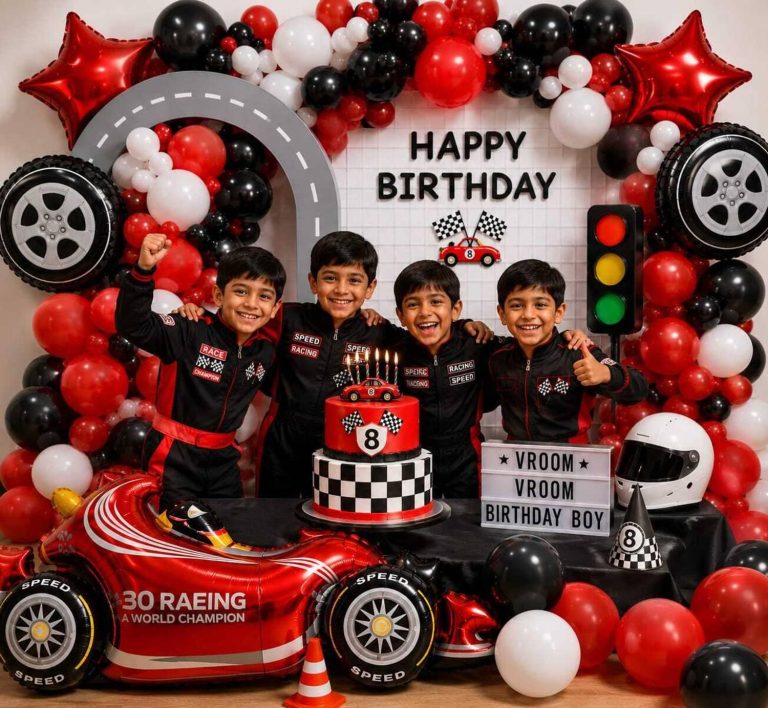 Race Track Birthday Decoration Ideas Are Perfect for Boys