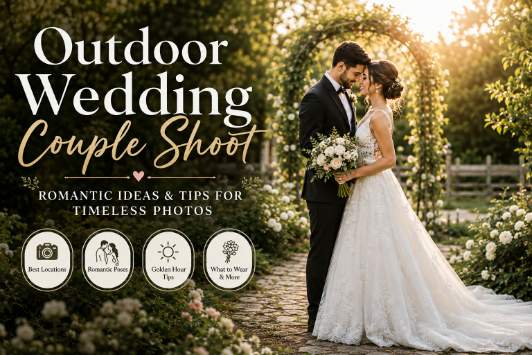 Outdoor Wedding Couple Shoot