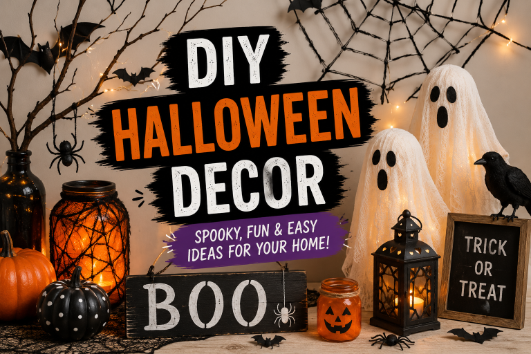 DIY Halloween Decor: 25 Easy Ideas to Make Your Home Spooky & Stylish