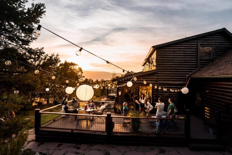 sunset party creates an effortless summer atmosphere