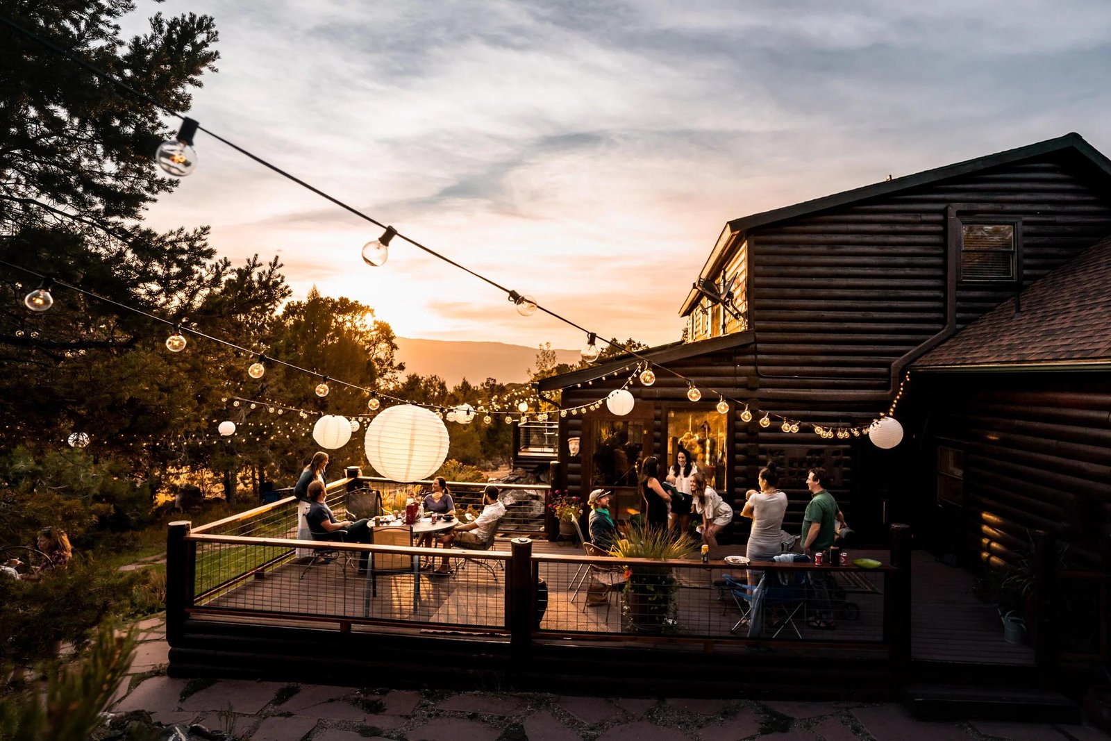 sunset party creates an effortless summer atmosphere