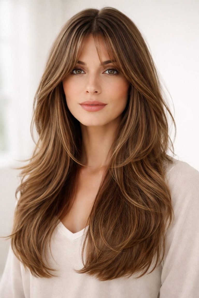 Curtain Bangs Long Hair, The Soft and Stylish Look That Never Feels Boring