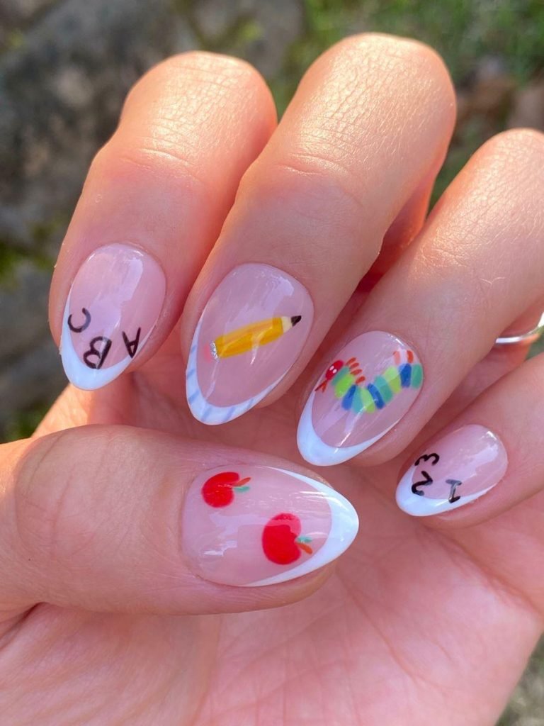 Cute Back to School Nails, Fresh Ideas for a Fun First Day