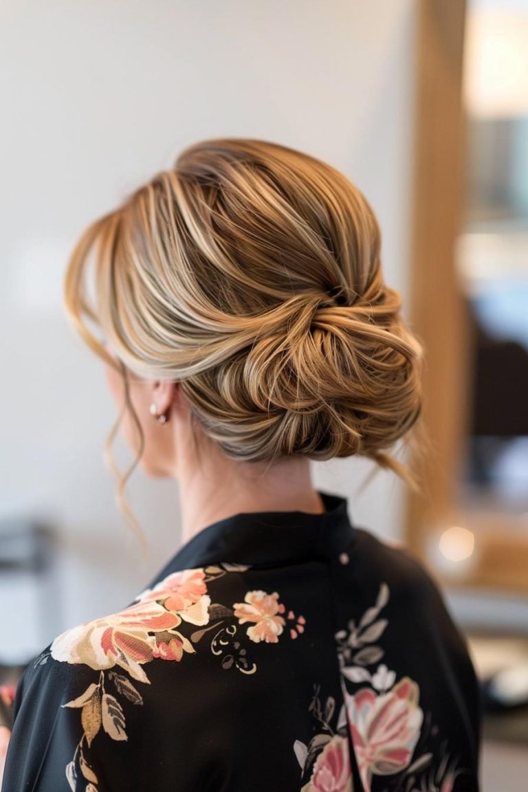 Graceful Updos and Half Up Styles for the Mother of the Groom