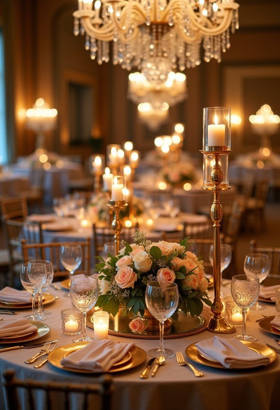 19 Gorgeous Vintage Wedding Reception Themes That Look Like a Fairytale 19 art deco champagne glamour