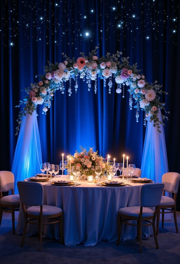 celestial velvet constellation backdrop