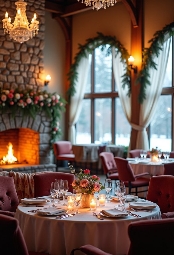 19 Breathtaking Winter Wedding Reception Ideas for a Magical Cozy Celebration 12 cozy winter guest lounge