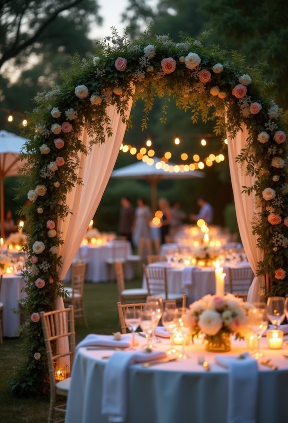garden beauty meets wedding style