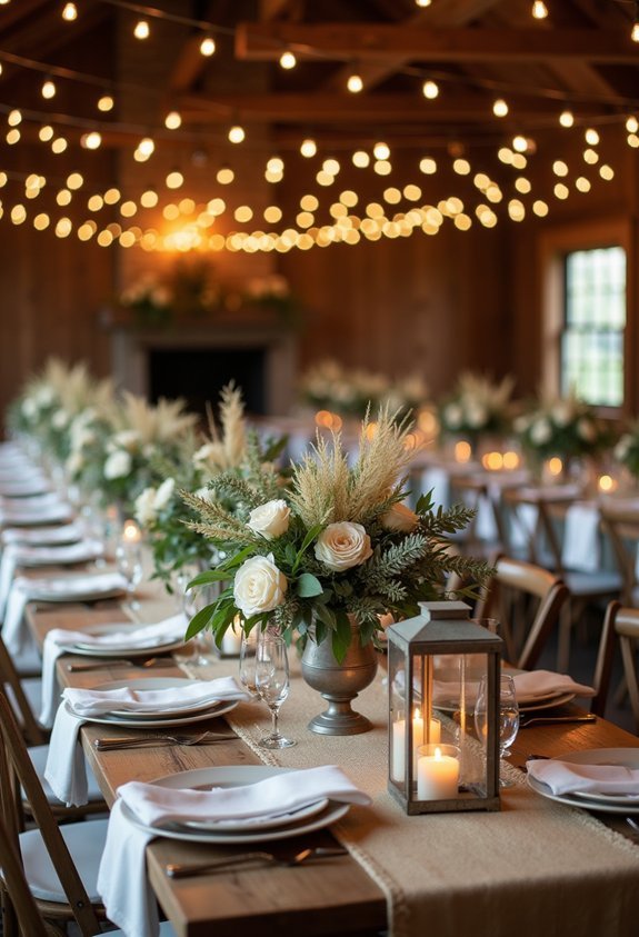 linen and burlap layering