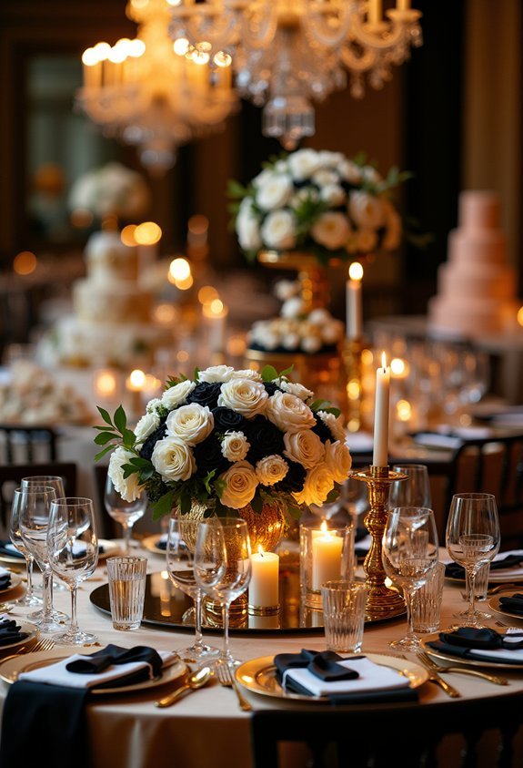 17 Ultra-Glamorous Wedding Reception Ideas That Scream Luxury and Drama 18 luxe send off keepsake gifts