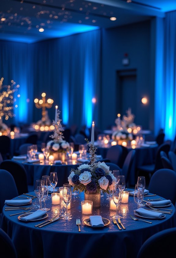 midnight blue celestial reception