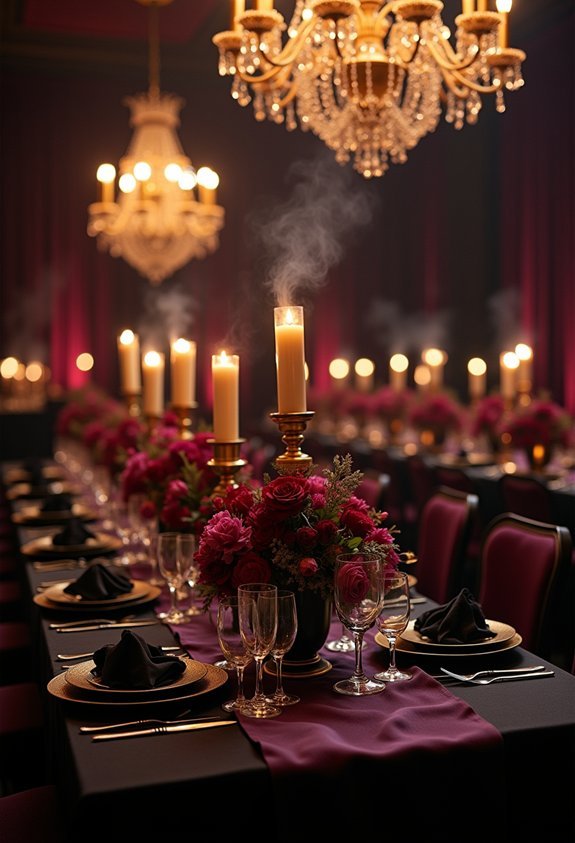 modern charcoal and ivory mood