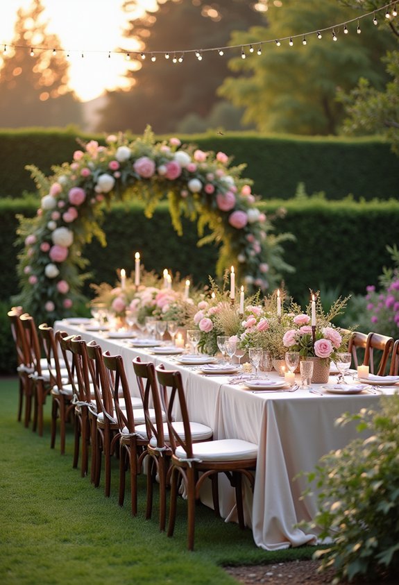 seasonal garden floral palette