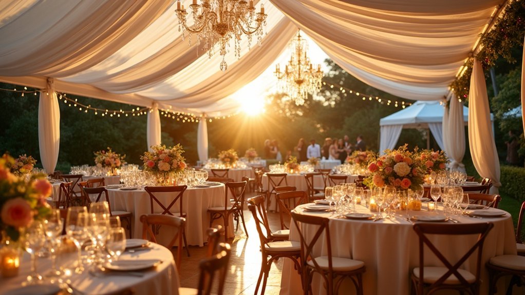 stunning summer wedding reception ideas