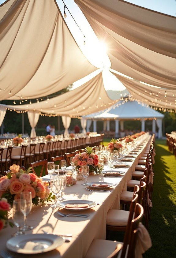 stylish airy canopy shade