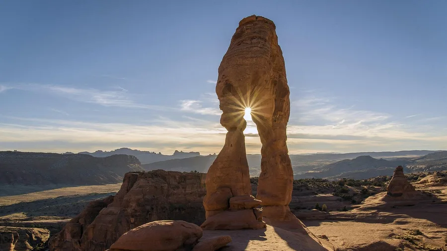 Best National Parks in the USA Ranked 9 Arches: Red Rock and Delicate Arch at Sunset