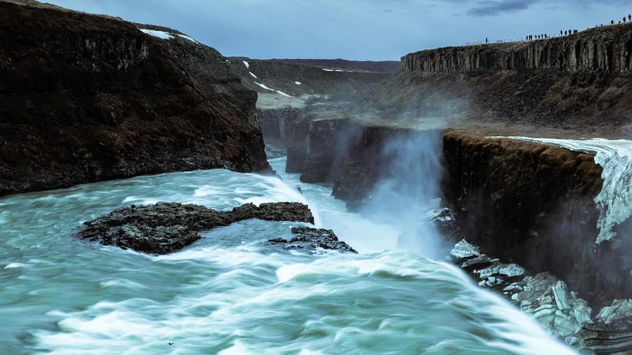 Gullfoss, Iceland's Golden Circle Twin Drop