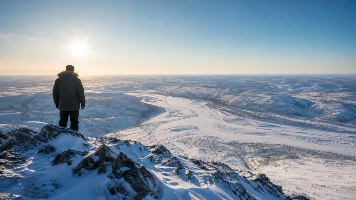 I Tried Living Off-Grid in the Arctic Circle
