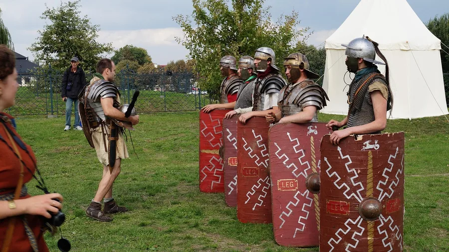 Romans may have torched Celtic town to humiliate the enemy, dig suggests 2 A Roman camp beside a burned town
