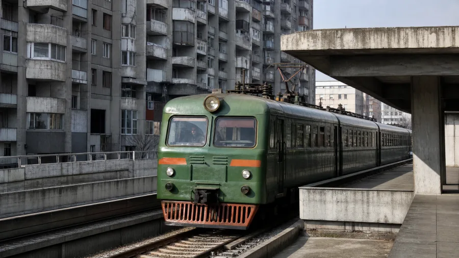 Ride the Train Through Pyongyang to Gauge Supervised Movement
