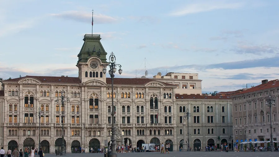 Trieste, Italy: Piazza Unità and Coffee Culture