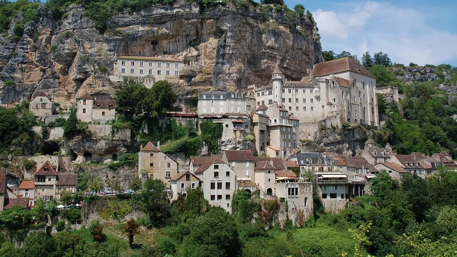 Towns Built Entirely Underground 11 Rocamadour Cliffside Cave Sanctuary