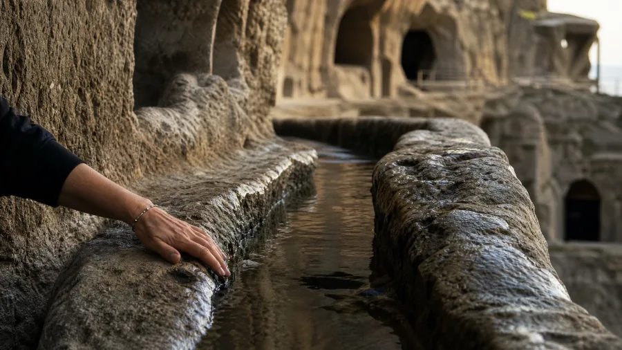 Towns Built Entirely Underground 14 Vardzia Cave City Monastery