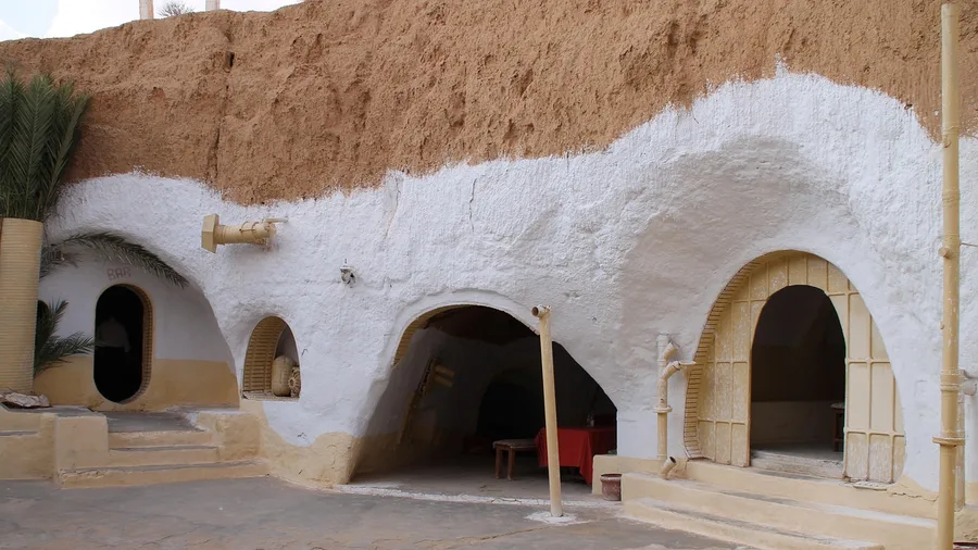 Towns Built Entirely Underground 5 Matmata Sunken Courtyard Troglodyte Homes